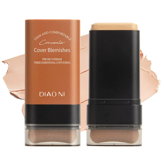 Instant Concealing Foundation Stick with Built-in Brush