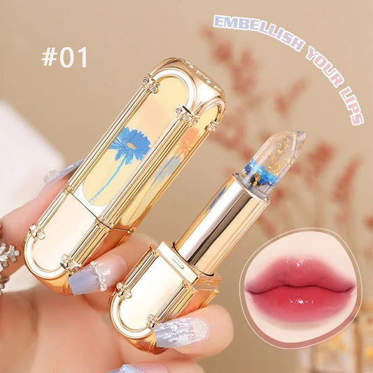 Japanese  花の Flower Color Changing Lipstick