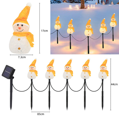 Solar Snowman Light Waterproof Outdoor Landscape Light