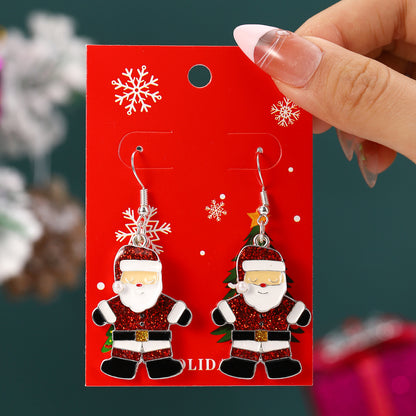 Christmas pendant earrings series
