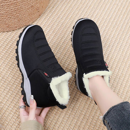 (Free Shipping) Unisex Non-slip Waterproof Snow Wool Boots