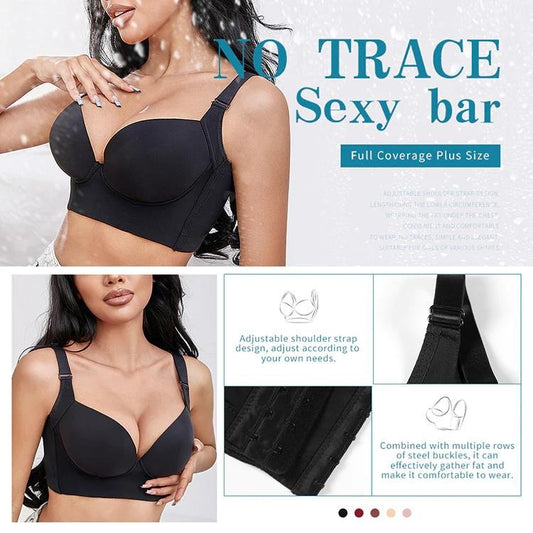 Full-Back Coverage Bra (2PCS)