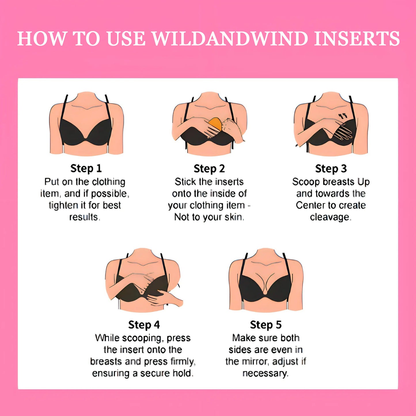 【BUY 1 GET 1 FREE】Instant Boost Sticky Inserts With 20 FREE Nipple Covers