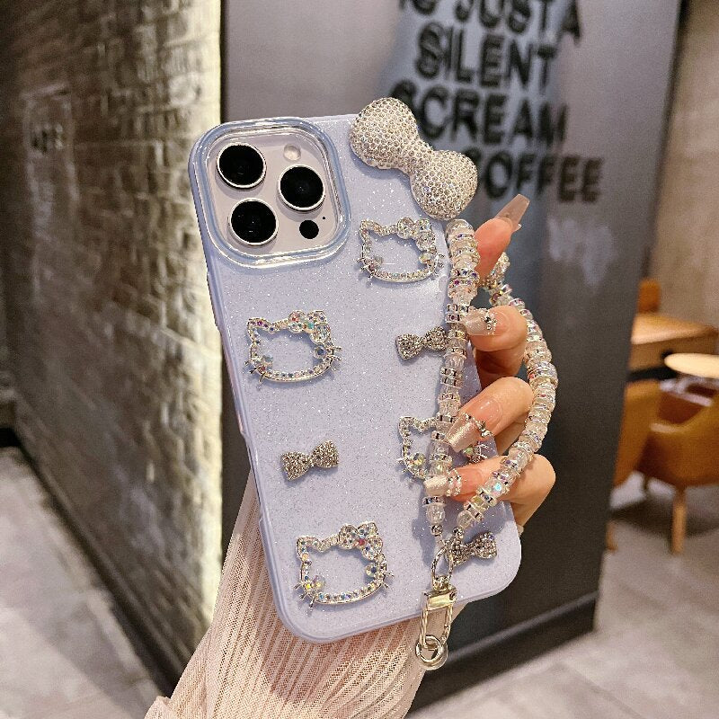 For iPhone case Hello Kitty with bow