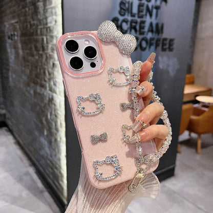For iPhone case Hello Kitty with bow