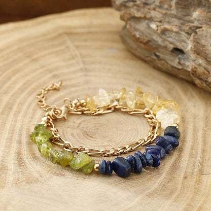 Zodiac Bracelet Hand-woven Peridot Bracelet