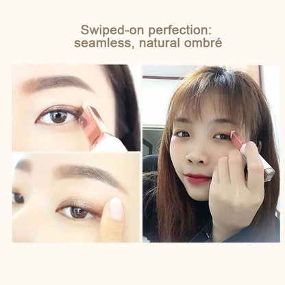 6 Colors Glitter Double Colors Eye Shadow Stick Gradient Eye Makeup