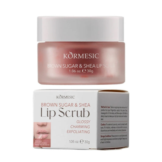 Lip Scrub Brown Sugar and Pure Plant Extracts Lip Cleansing