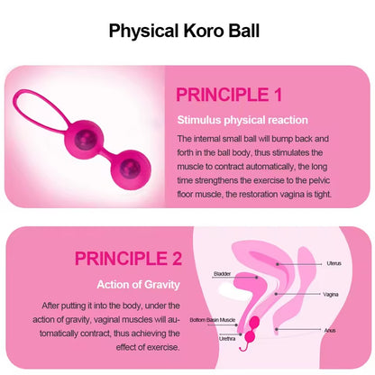 Women Silicone Tightening Exerciser Kegel Ball