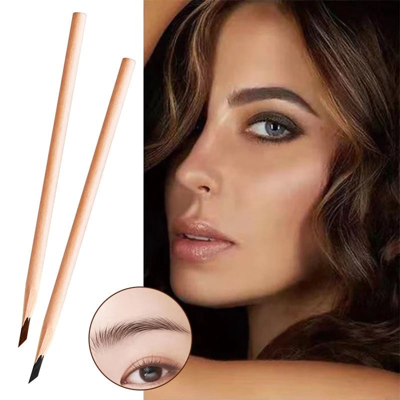 Waterproof Wooden Eyebrow Pencil (6PCS)