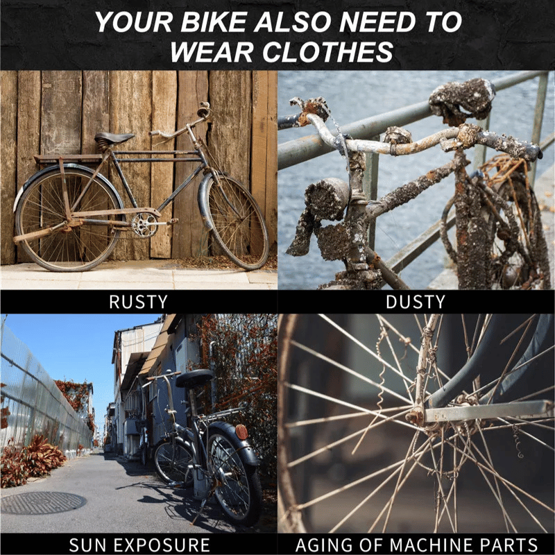 Bike Cover with Full Zip – Dustproof & Stretchable