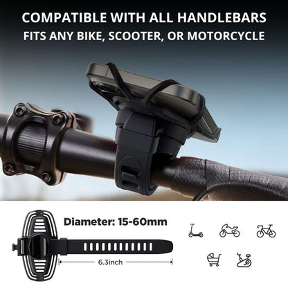 Bike Phone Holder – 360° Grip & Universal Fit