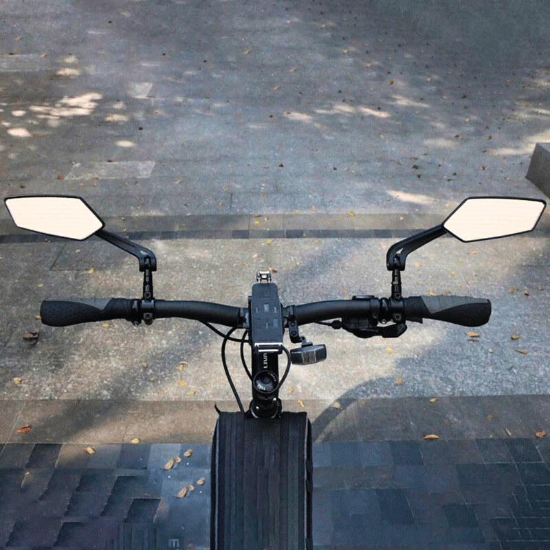 Adjustable Bike Mirror – Wide-Angle Rear View for Safe Cycling - 1 Pair