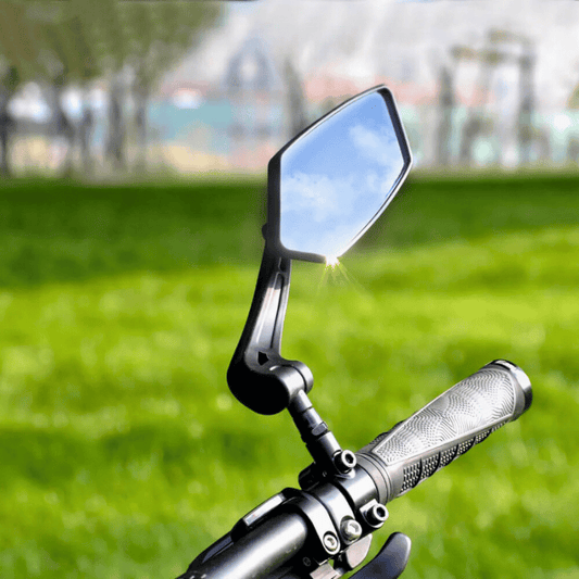 Adjustable Bike Mirror – Wide-Angle Rear View for Safe Cycling - 1 Pair