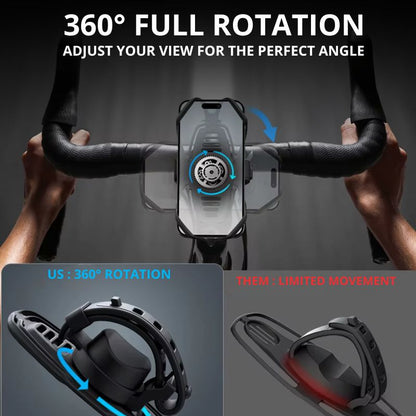 Bike Phone Holder – 360° Grip & Universal Fit