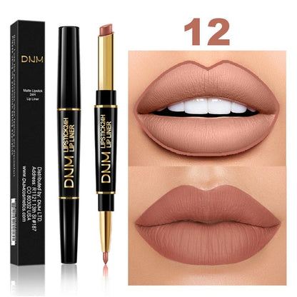 🔥2-in-1 Waterproof Lipstick Lip Liner
