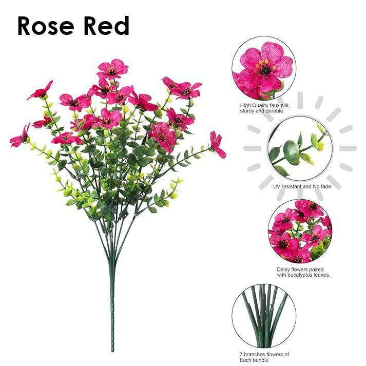 💥Upgraded High-Grade Material💐UV Resistant Fade-Free Colourful Artificial Flower