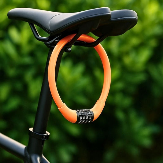 Bike Lock with 4-Digit Code – Lightweight Anti-Theft Cable for Daily Rides