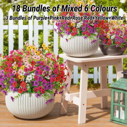 💥Upgraded High-Grade Material💐UV Resistant Fade-Free Colourful Artificial Flower