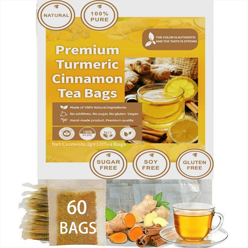 🌹100% Natural Turmeric Ginger Cinnamon Tea