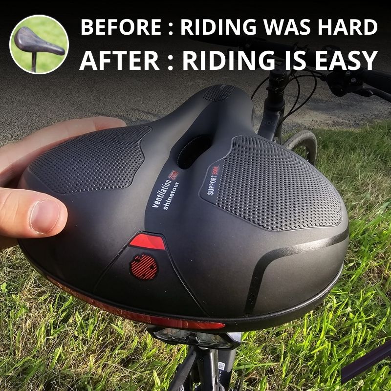 Comfort Bike Seat –  Pain-Free Support for Long Rides