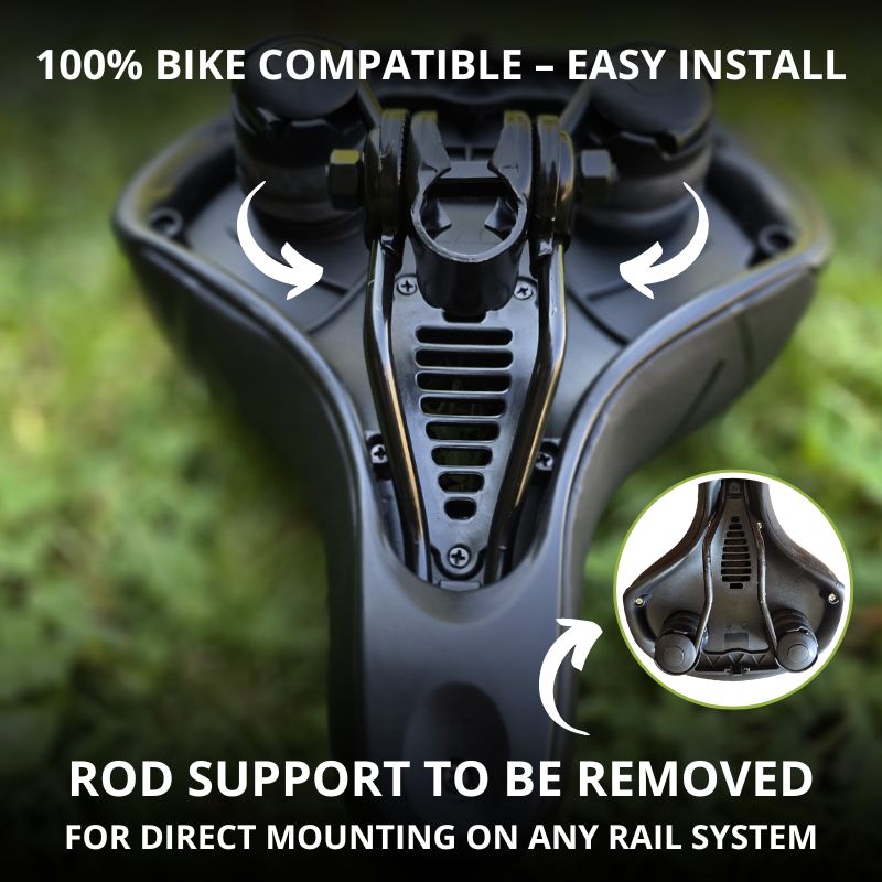 Comfort Bike Seat –  Pain-Free Support for Long Rides