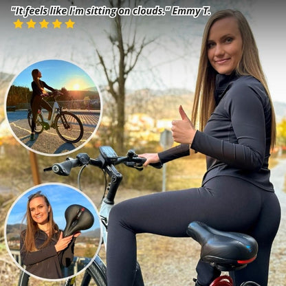 Comfort Bike Seat –  Pain-Free Support for Long Rides