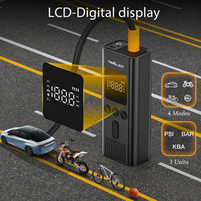 Cordless Tyre Pump – Portable & Powerful