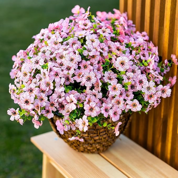 💥Upgraded High-Grade Material💐UV Resistant Fade-Free Colourful Artificial Flower