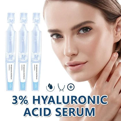 Ultra-Hydrating Serum | 3% Hyaluronic Acid Glass Skin Single-Use Vials Skincare Comfort