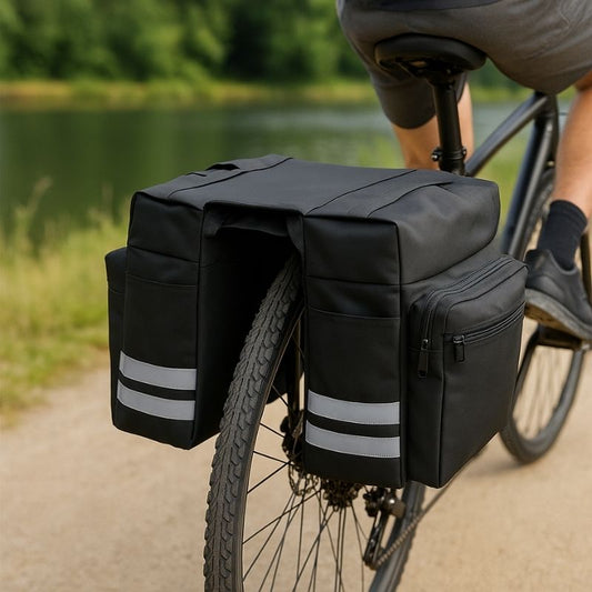 DualRack 30L Rear Bike Bags – Waterproof & Heavy-Duty