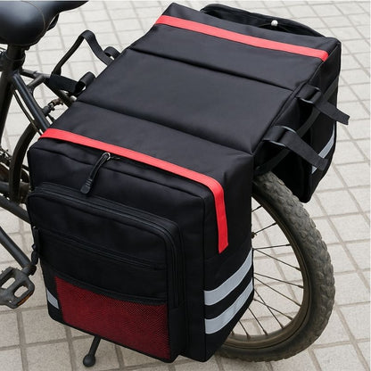 DualRack 30L Rear Bike Bags – Waterproof & Heavy-Duty
