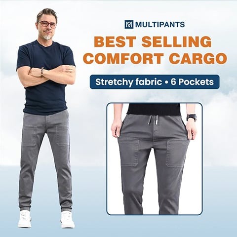 🔥Last Day 👖MultiPants – High Stretch Multi-pocket Durable Cargo Pants