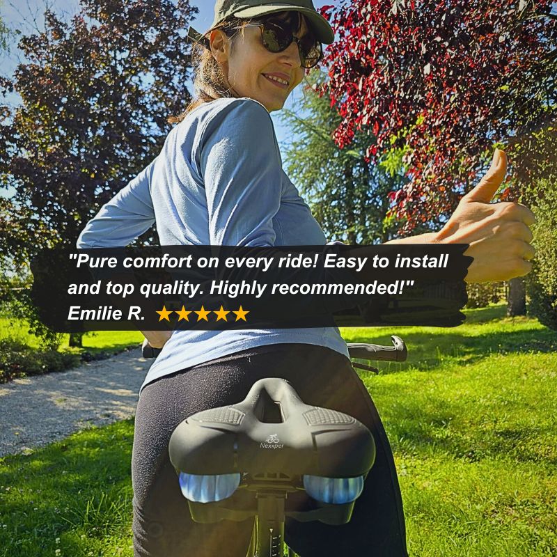 Gel Bike Seat – Ergonomic Comfort with Shock Absorption