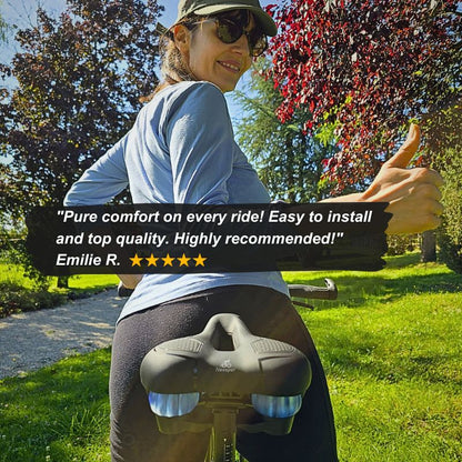 Gel Bike Seat – Ergonomic Comfort with Shock Absorption