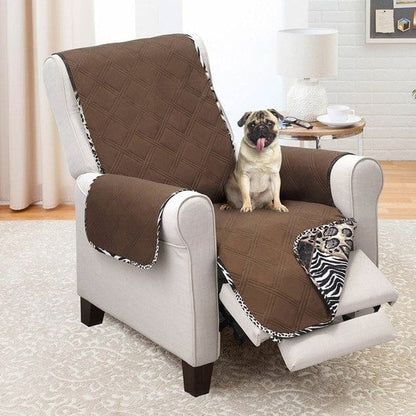 Extra Large Quilted Recliner Protector With Pockets