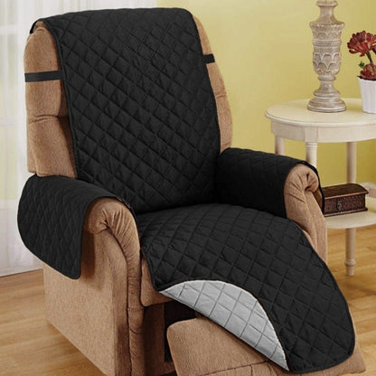 Extra Large Quilted Recliner Protector With Pockets