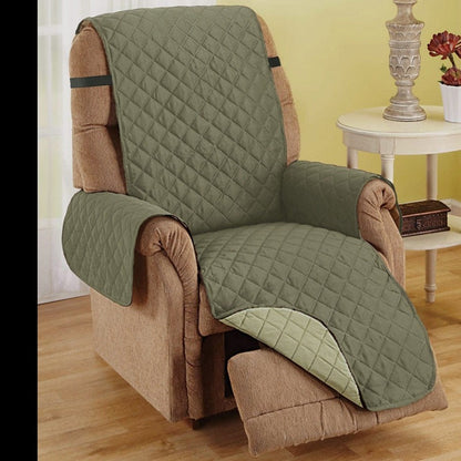 Extra Large Quilted Recliner Protector With Pockets