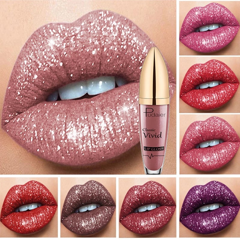 [Free shipping within Europe] Diamond Lip Gloss Matte To Glitter Liquid Lipstick Waterproof🎁