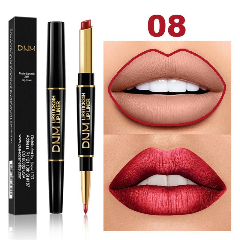 🔥2-in-1 Waterproof Lipstick Lip Liner