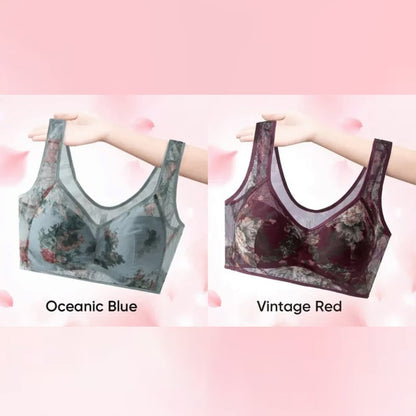 🎁 Super gather bra | Ice Silk Lace Cooling Comfort Bra