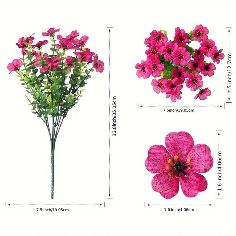 💥Upgraded High-Grade Material💐UV Resistant Fade-Free Colourful Artificial Flower