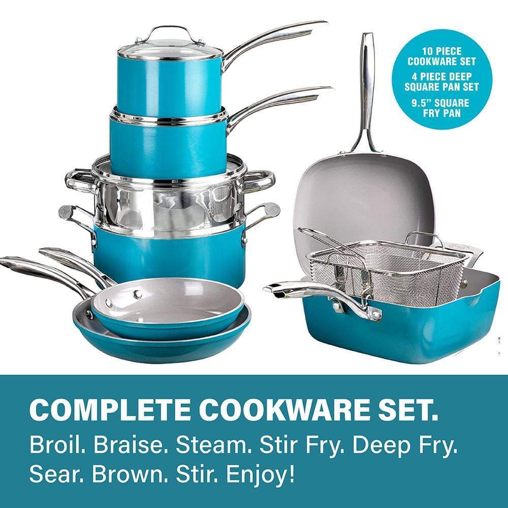 20 Piece Non-Stick Cookware Set