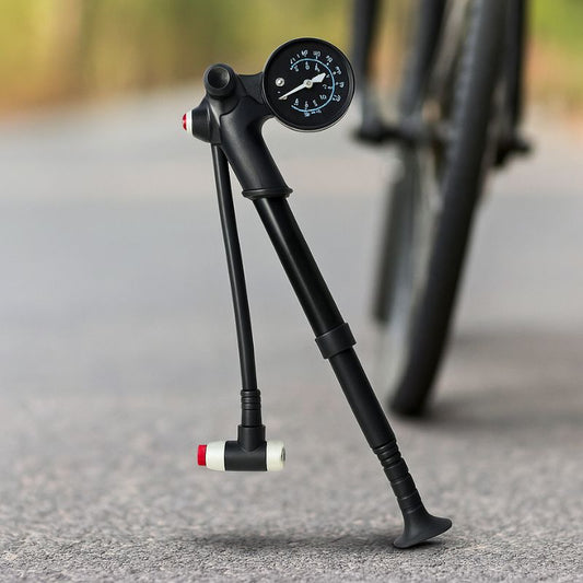 MTB Suspension Pump 300 PSI – Fork & Rear Shock with Gauge