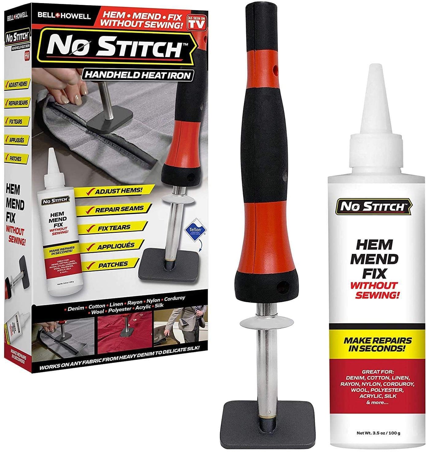 No Stitch Handheld Heat Iron