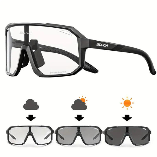 Photochromic Bike Glasses – UV400 & Anti-Fog