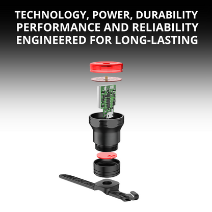 High-Power Bike Headlight – 2000 Lumens USB Rechargeable