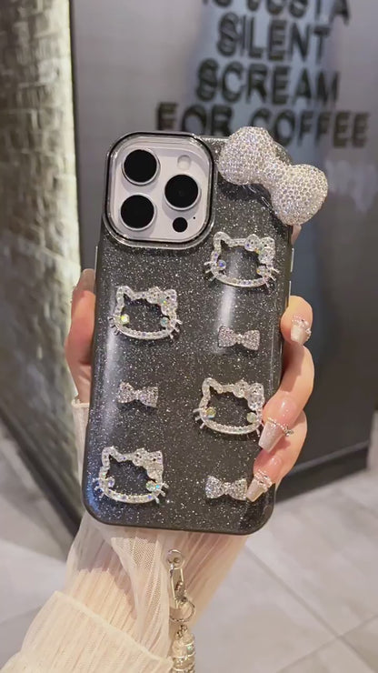 For iPhone case Hello Kitty with bow
