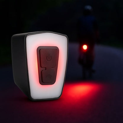Clip-On Bike Tail Light – USB Rechargeable, 8 Flash Modes