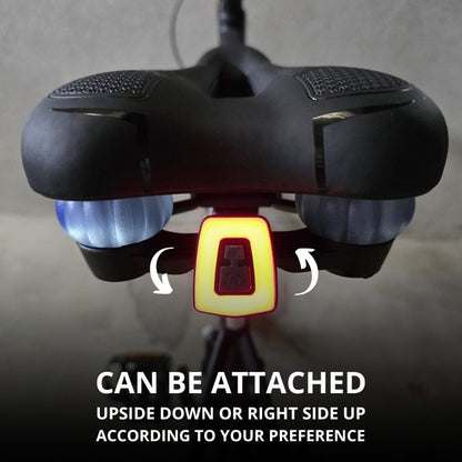 Clip-On Bike Tail Light – USB Rechargeable, 8 Flash Modes